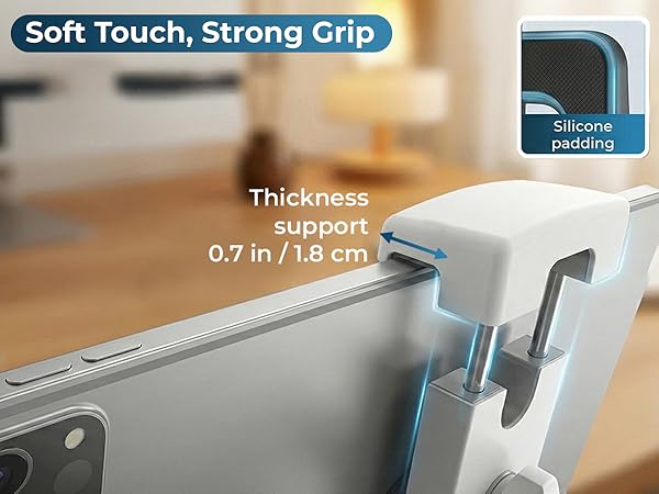 Cooper TabStand Mini extra wide iPad holder with silicone padding