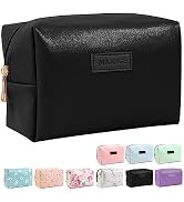 MAANGE Small Makeup Bag For Purse, Travel Cosmetic Bag Makeup Pouch PU Leather Portable Versatile...