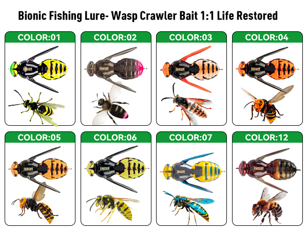 wasp crawler lure
