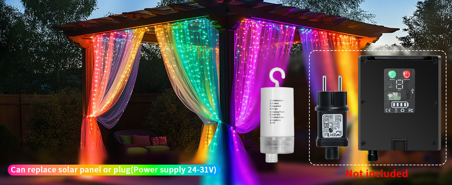 battery operated curtain lights