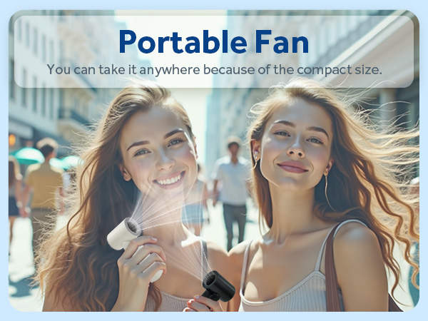 small handheld fan