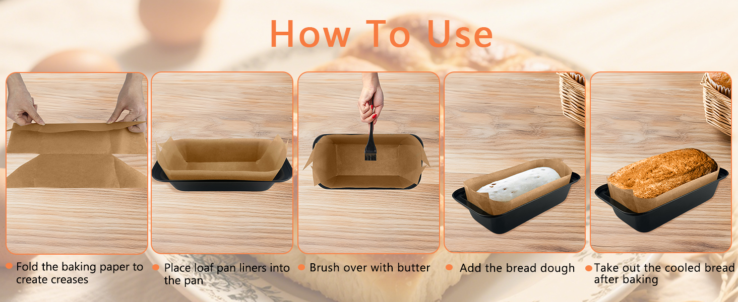 bread pan liners parchment