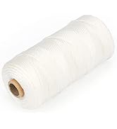 jijAcraft 426 Feet White Nylon String, 36 Braided Mason Nylon Line, 100% Nylon Brick Line String,...