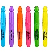Enday Highlighter Assorted Colors, Mini Colored Highlighters Chisel Tip, Cap with Clip & Keychain...