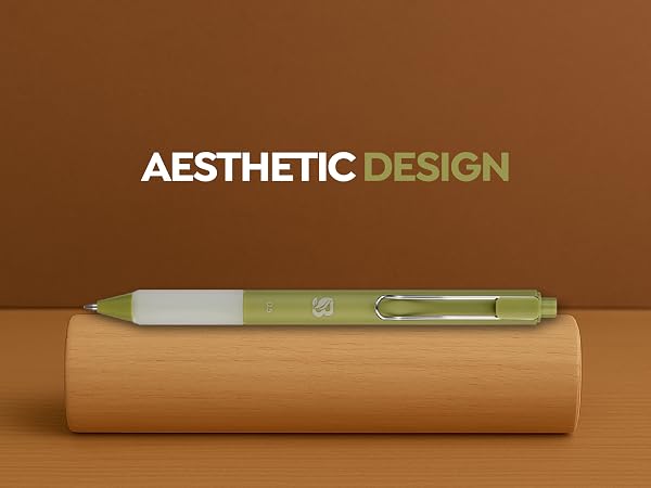 earthy gel pens neutral color pens soft tone pens