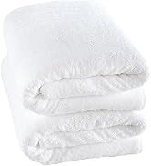 Hammam Linen Jumbo Large Bath Sheets Towels 2-Pack 35 x 70 Inches Soft and Absorbent, Premium Qua...