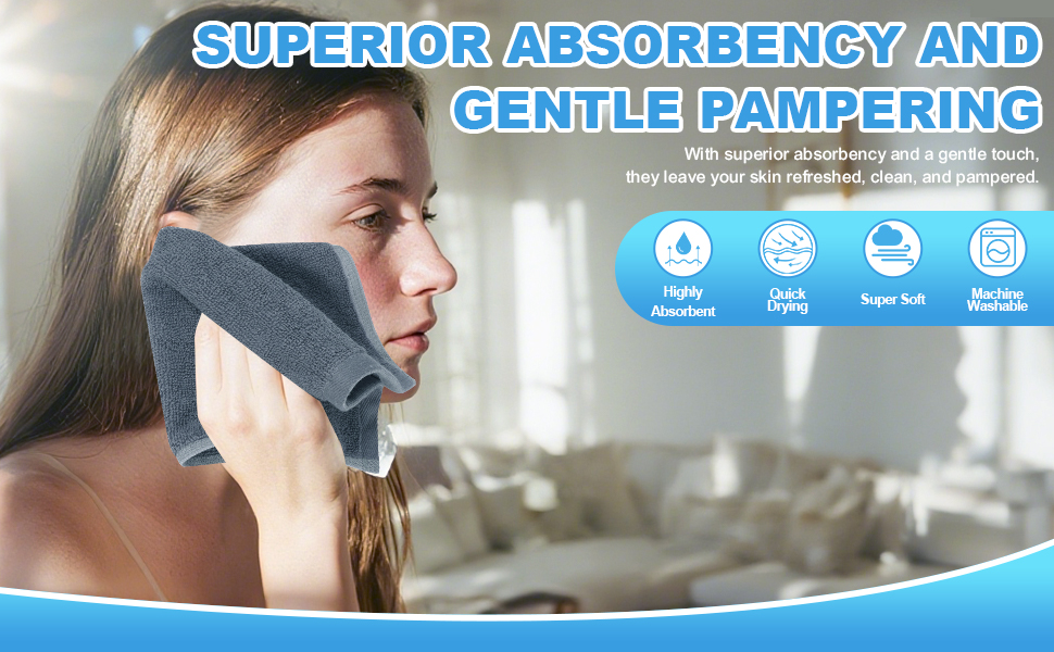 100% Cotton Wash Cloths