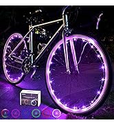 DAWAY A01 LED Bike Wheel Lights - Bright Bicycle Spoke Lights, Safety Waterproof Bike Tire Lights...