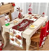 Christmas Table Runners 72 Inches Long, Xmas Balls Christmas Table Runner Merry Christmas Table D...