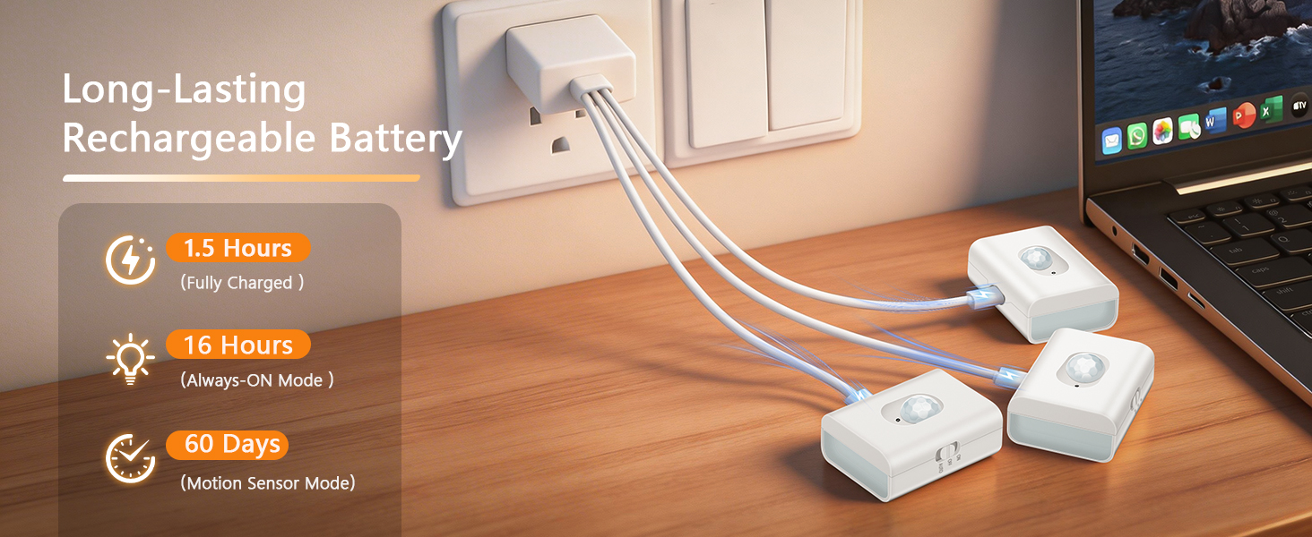rechargeable stair lights motion sensor indoor