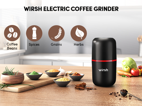 wirsh electric coffee grinder