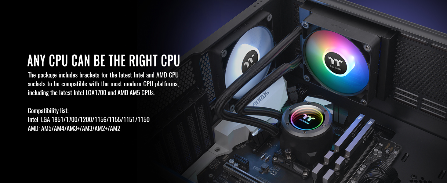 TH120 ARGB Sync V2 CPU Liquid Cooler