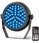 ClypsoReign Rechargeable Strobe Light, Battery Powered RGB Mini Stage Light | Sound Activated Par...