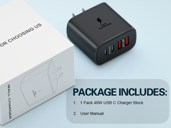 USB C Charging Block