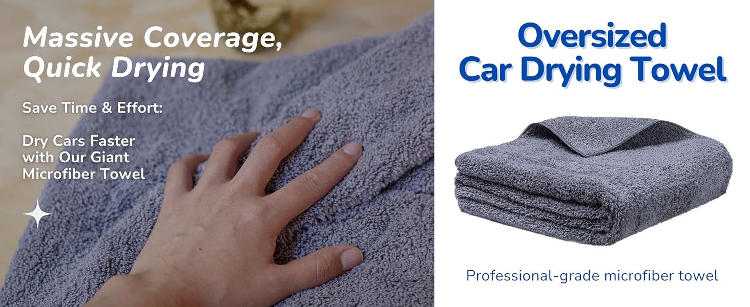Oversized Car Drying towel