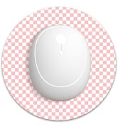 Dapesuom Small Mouse Pad, 6 x 6 Inch Thick Rubber Premium-Textured Non-Slip Portable & Washable R...