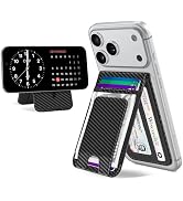 TopMade for MagSafe Wallet with Money Clip, Strongest Magnetic Card Holder for iPhone 17/16/15/14...