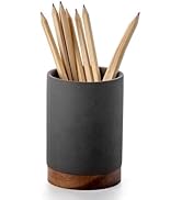 Officepal Pen Holder for Desk, Ceramic Pencil Organizer & Makeup Brush Holder, Office Decor and D...