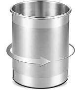 CHEFBEE 360° Rotating Stainless Steel Utensil Holder, Extra Large | Smooth 360° Spin, Large Capac...