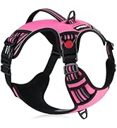 rabbitgoo Dog Harness Medium Sized, No Pull Pet Harness with Soft Padded Handle, Adjustable Refle...