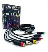 Kaico PS1/2/3 Component and Composite All in One Audio Video High Def Cable for Sony Playstation ...