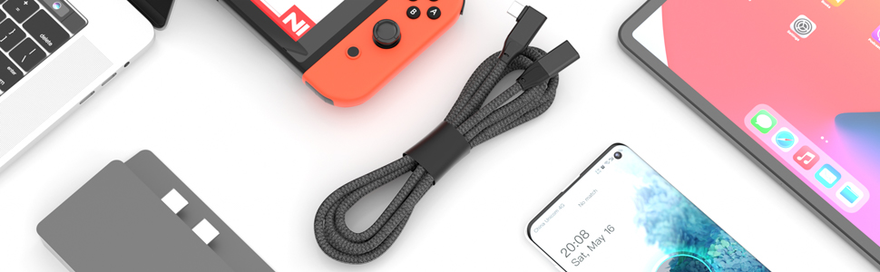 USB C 3.2 Extender Fast Transfer Type C Extender Fast Charging 3.3 ft