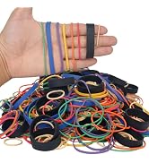 HAIDIBAO-Rubber Bands Assorted Sizes multicolor Elastic Rubber Bands Office Supplies 227g/0.5lbs