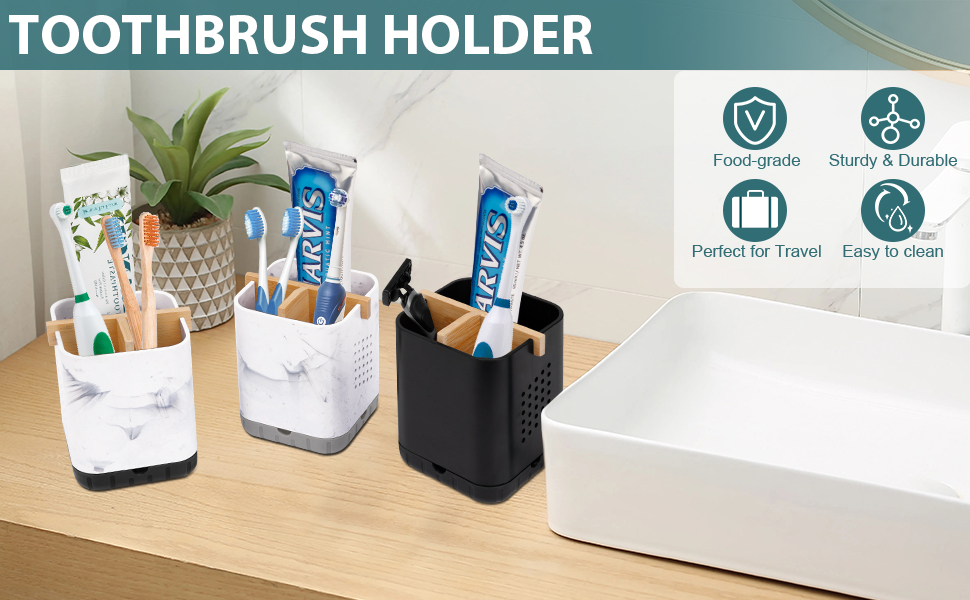 toothbrush holder set