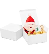 MESHA 8x8x4'' White Gift Boxes with Lids, Recyclable Paper Bridesmaid Proposal Boxes 10 PC, Bulk ...
