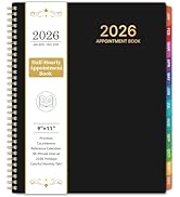 2026 Appointment Book/Planner - 2026 Planner Large 9" x 11", Jan 2026 - Dec 2026, Daily Hourly Pl...