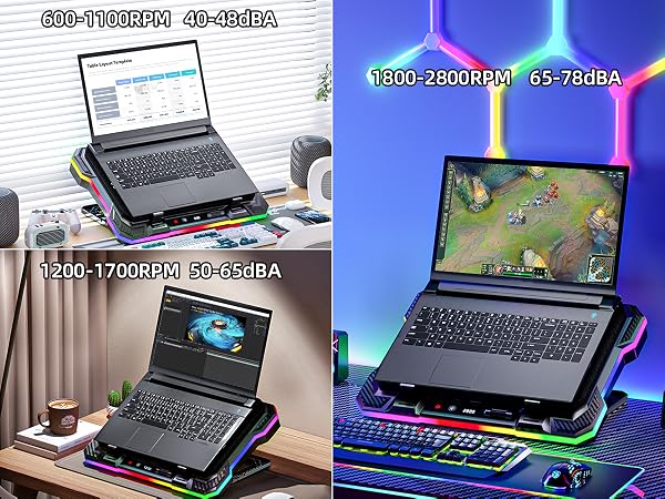 laptop cooling pads & external fans gaming laptop stand laptop cooler pad macbook cooling pad