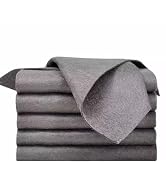 LikGuest 6 Pack Thickened Magic Cleaning Cloths, 30x30cm Reusable Microfiber Cleaning Rags, Lint-...