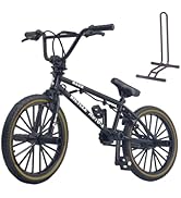 Ailejia Mini Metal Finger Bike Extreme Sports BMX Finger Bicycle Toys Game Set for Kids and Adult...