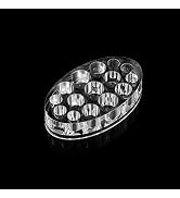 15 Holes Ink Cup Holder, Oval Acrylic Pigment Cup Stand Pigment Ink Cup Holder Stand Ink Containe...