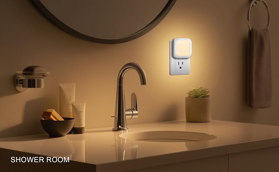hallway lamp bright nursing kid adults outlet small portable dusk to dawn for bathroom