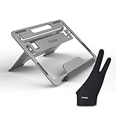 Parblo Adjustable Tablet Stand with Drawing Glove, Portable Stand for 10 to 16 inches iPad, Drawi...