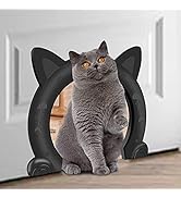 Cat Door Interior Door No-Flap Cat Door Fits Both Solid and Hollow Indoors Door Pet Doors for Cat...
