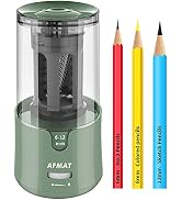 AFMAT Electric Pencil Sharpener, Auto Stop, Super Sharp & Fast, Electric Pencil Sharpener Plug in...