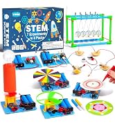 4 Set STEM Science Kits for Kids Age 8-12, 7-in-1 Science Experiments Crafts Projects Electric Mo...