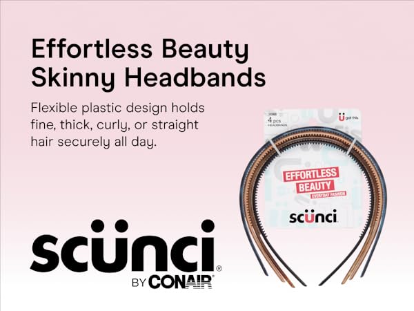 Effortless Beauty Skinny Headbands