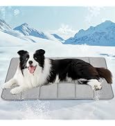 ZAKAPAWS Cooling Dog Mat Q-Max>0.5 - Rapid Cooling Tech, Thin Breathable Crate Pad, Portable Wash...
