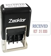 Received Stamp with Date Rubber Office Date Business Stamp for Accounting, Bookkeeping, Coding, L...