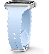 Sunnywoo Lace Sport Silicone Band Compatible with Apple Watch 38mm 40mm 41mm 42mm 44mm 45mm 46mm ...