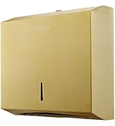 VANNSOO Commercial Paper Towel Dispenser Wall Mount, Tri-fold/Multi-fold/C-Fold Stainless Steel P...