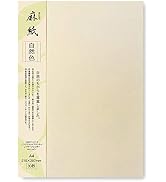 ONAO Japanese Rice Paper Printable A4 Size Paper (30 Sheets), Multipurpose Copy Paper for Laser a...