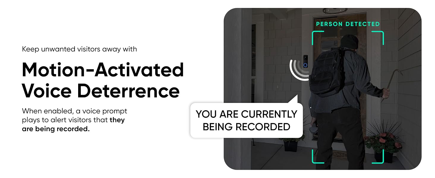Wyze Duo Cam Doorbell Deterrence