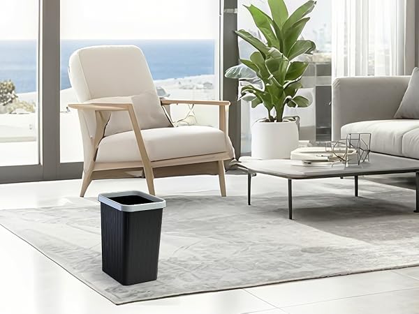 trash can with lid ring