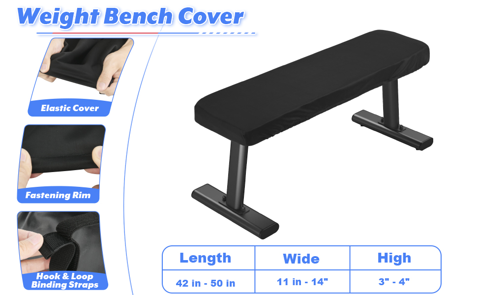 Weight Bench Cover, Gym & Workout Bench Protective Cover