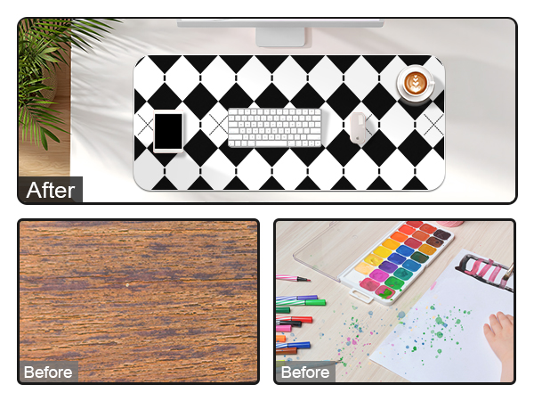 desk mat leather