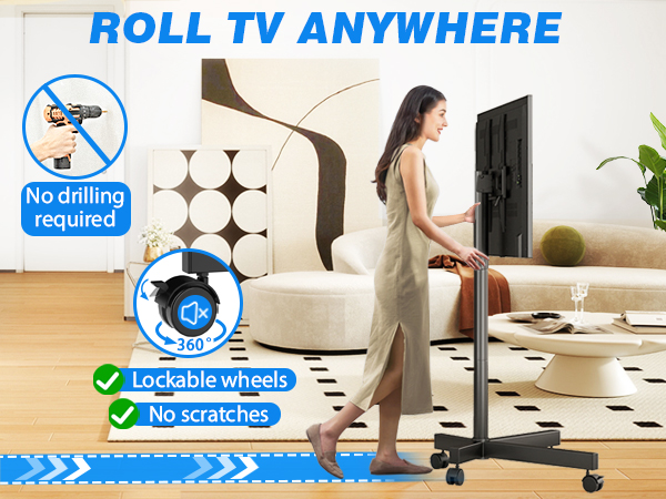 mobile tv stand